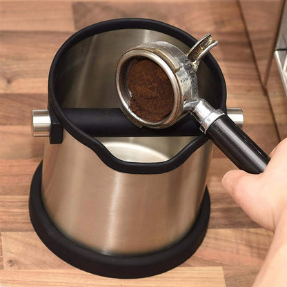 304 Stainless Steel Coffee Grounds Knock Box For Semi Automatic Espresso Machine