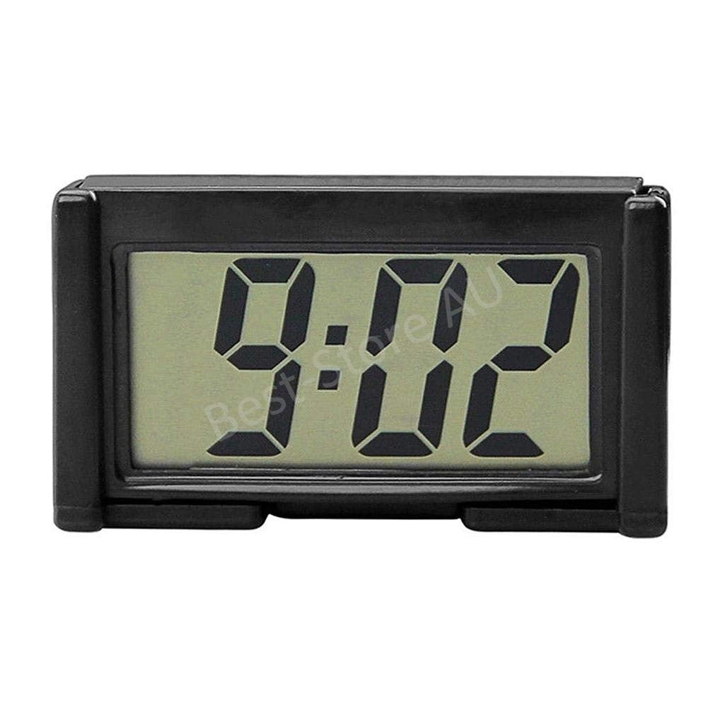 Small Digital Clock LCD Date Time Calendar For Car Dashboard Table Desk Portable
