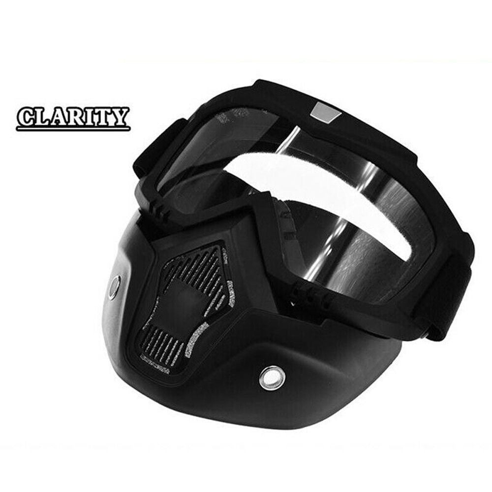 Safety Face Shield Mask Goggles Kits Anti Dust Mouth Filter Work Eye Protection