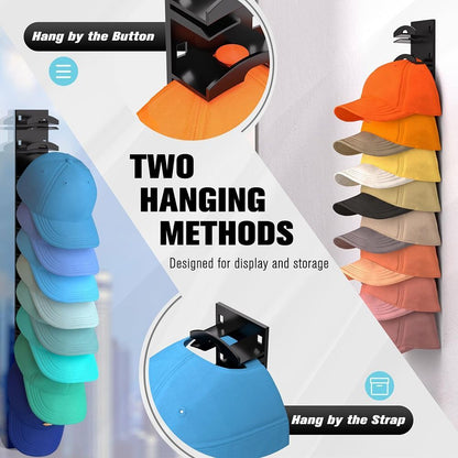 Closet Hat Rack Baseball Caps Organizer Space Saving Wall Hat Storage Holder AU