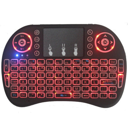 2.4GHz Mini Wireless Keyboard Mouse Backlight Air Touchpad for PC Smart TV Box