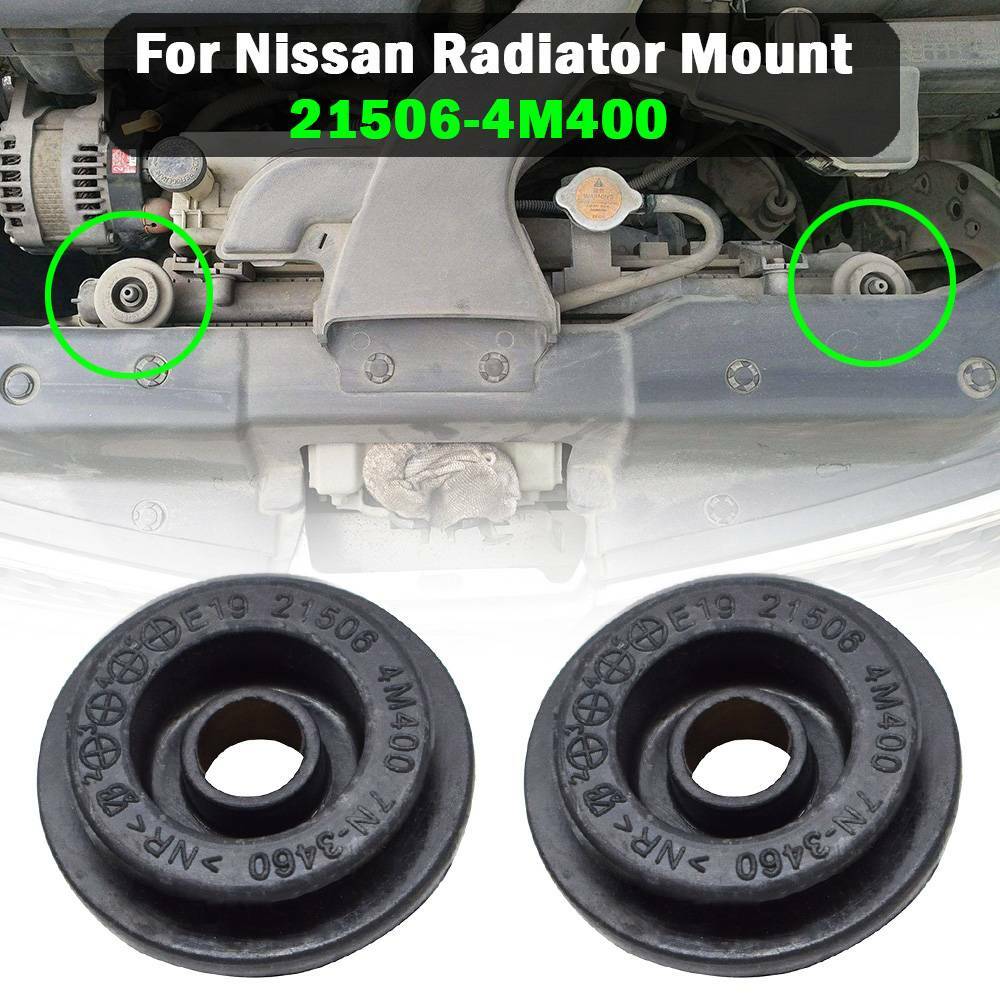 2X Compatible with Nissan X-Trail XTRAIL T30 T31 T32 Mount Rubber Radiator Bushing NSB-048