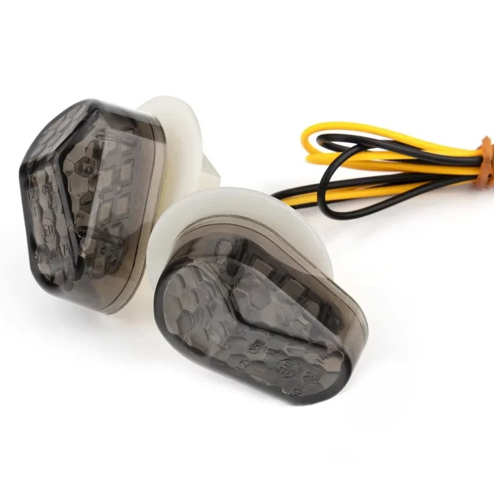 LED Flush Mount Indicators Turn Signals Compatible with Yamaha YZF R1 R6 FZ1 FZ6 MT03 XJ6