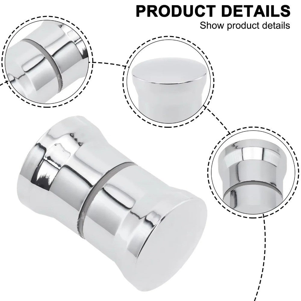 Aluminum Shower Glass Door Handle Sliding Shower Doors Knob  Bathroom Hardware