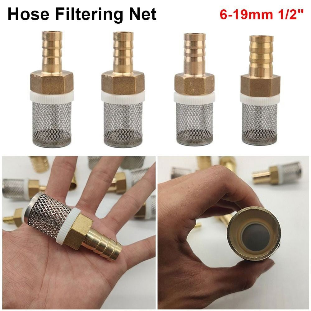 1Pcs Brass Strainer Hose Filter 6-19mm 1/2" Mesh Filter New Filtering Net