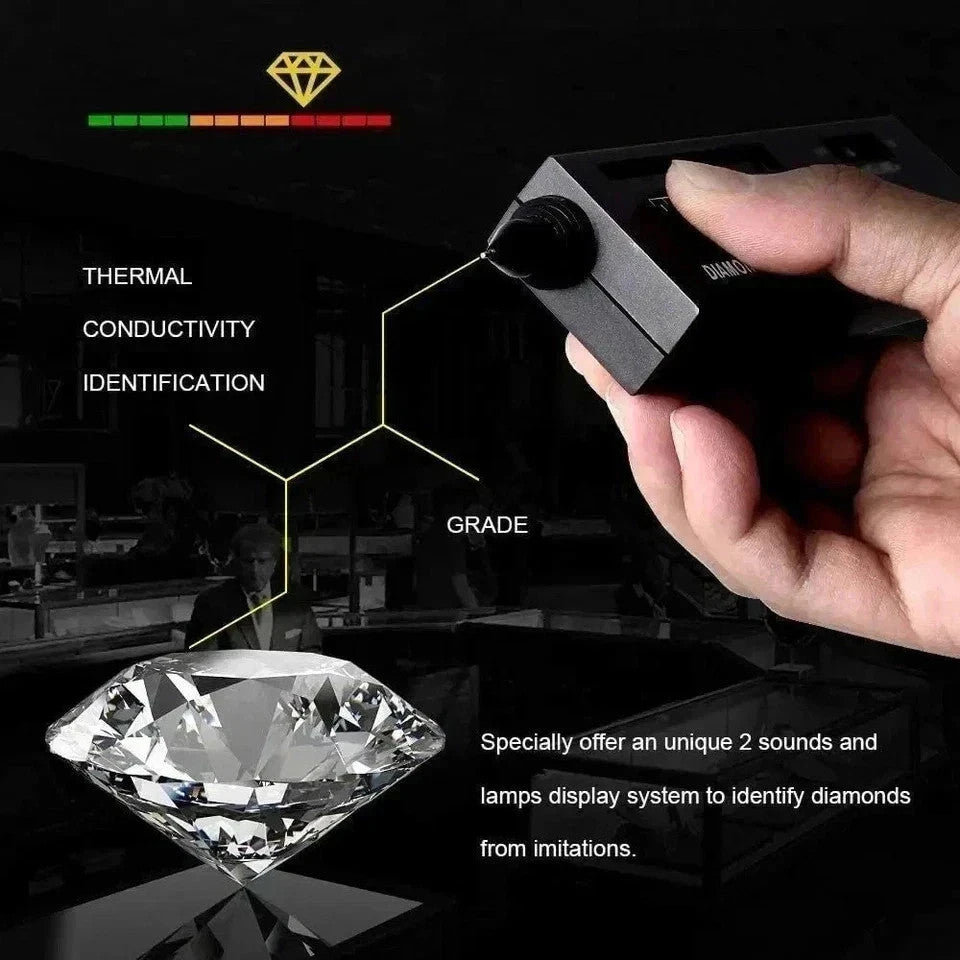 New V2 Diamond Tester Selector Gemstone Tool Gem Jewelry Test Tool LED AU