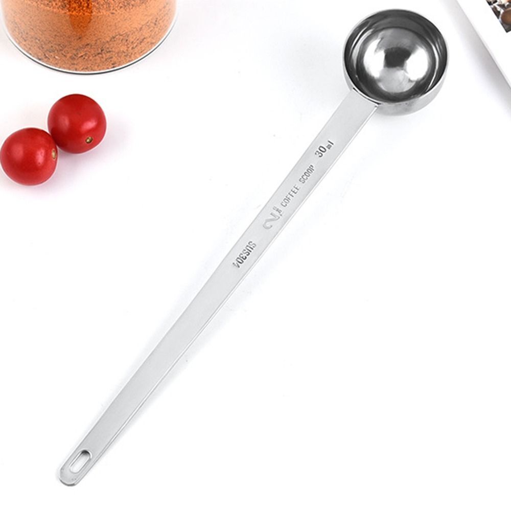 Stainless Steel Coffee Scoop Long Handle Coffee Measuring Spoon  Blending