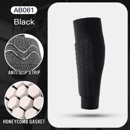 1-2PCS Soccer Shin Guards Pads for Kids Youth Adult Calf Sleeve Compression