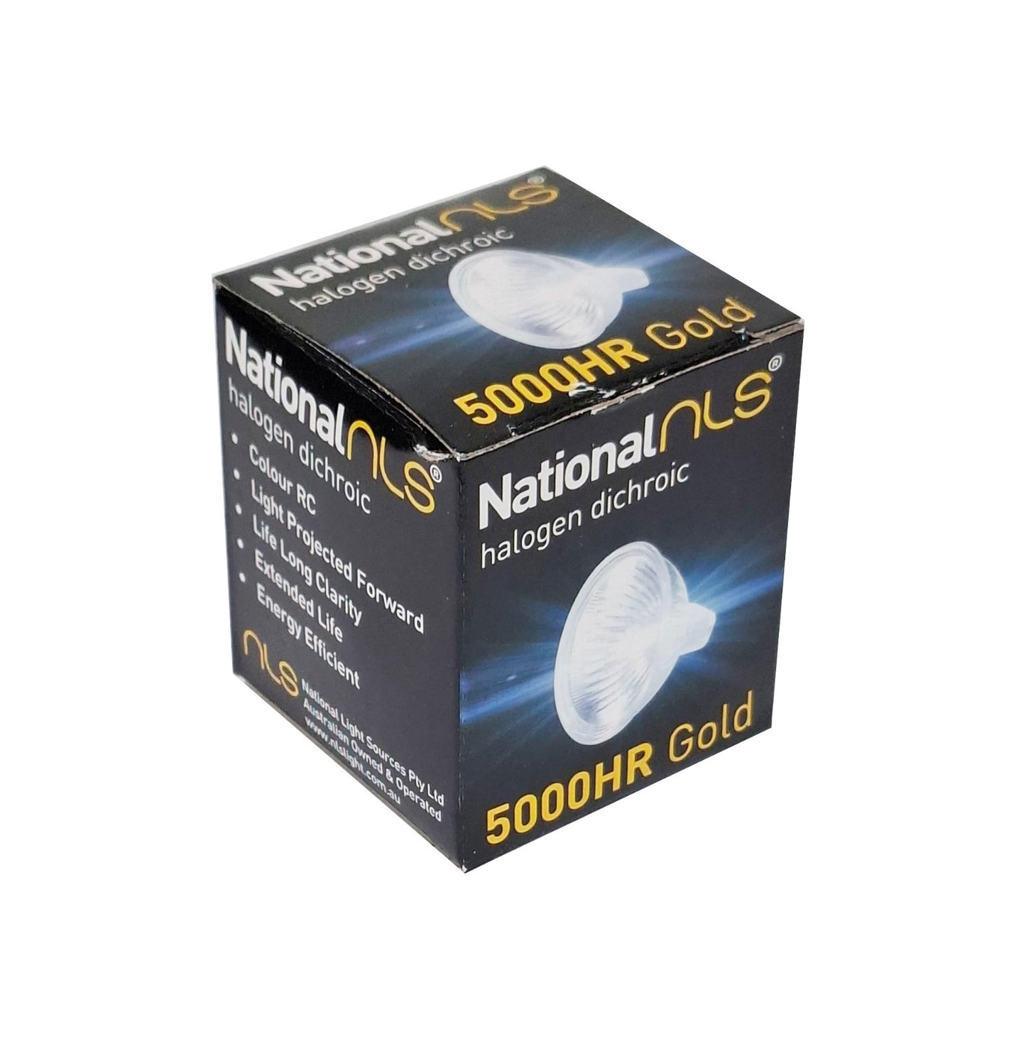 10 x 12V 50W MR16 Halogen Light Lamp Globes Bulb with Glass Cover Gu5.3 Dimmable