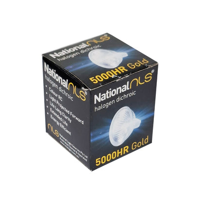 10 x 12V 50W MR16 Halogen Light Lamp Globes Bulb with Glass Cover Gu5.3 Dimmable
