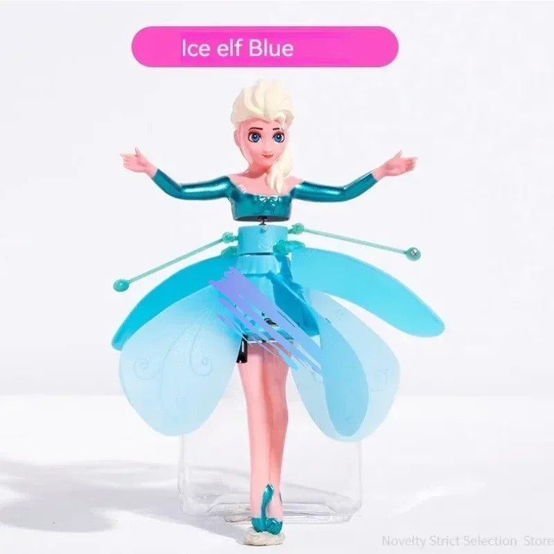 Flying Fairy Princess Dolls Magic Wing Infrared Induction Control Kids Toy Gifts