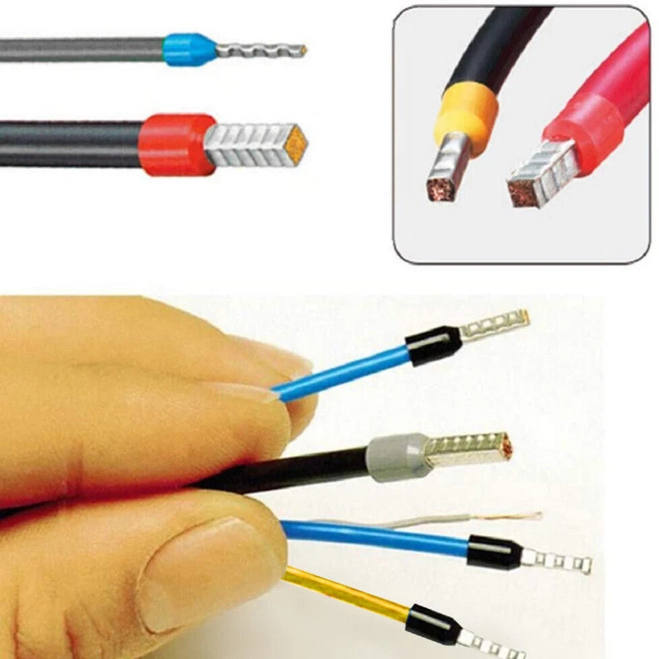1200PCS Wire Crimp Connector Cable Cord Pin End Bootlace Ferrule Terminal Kits