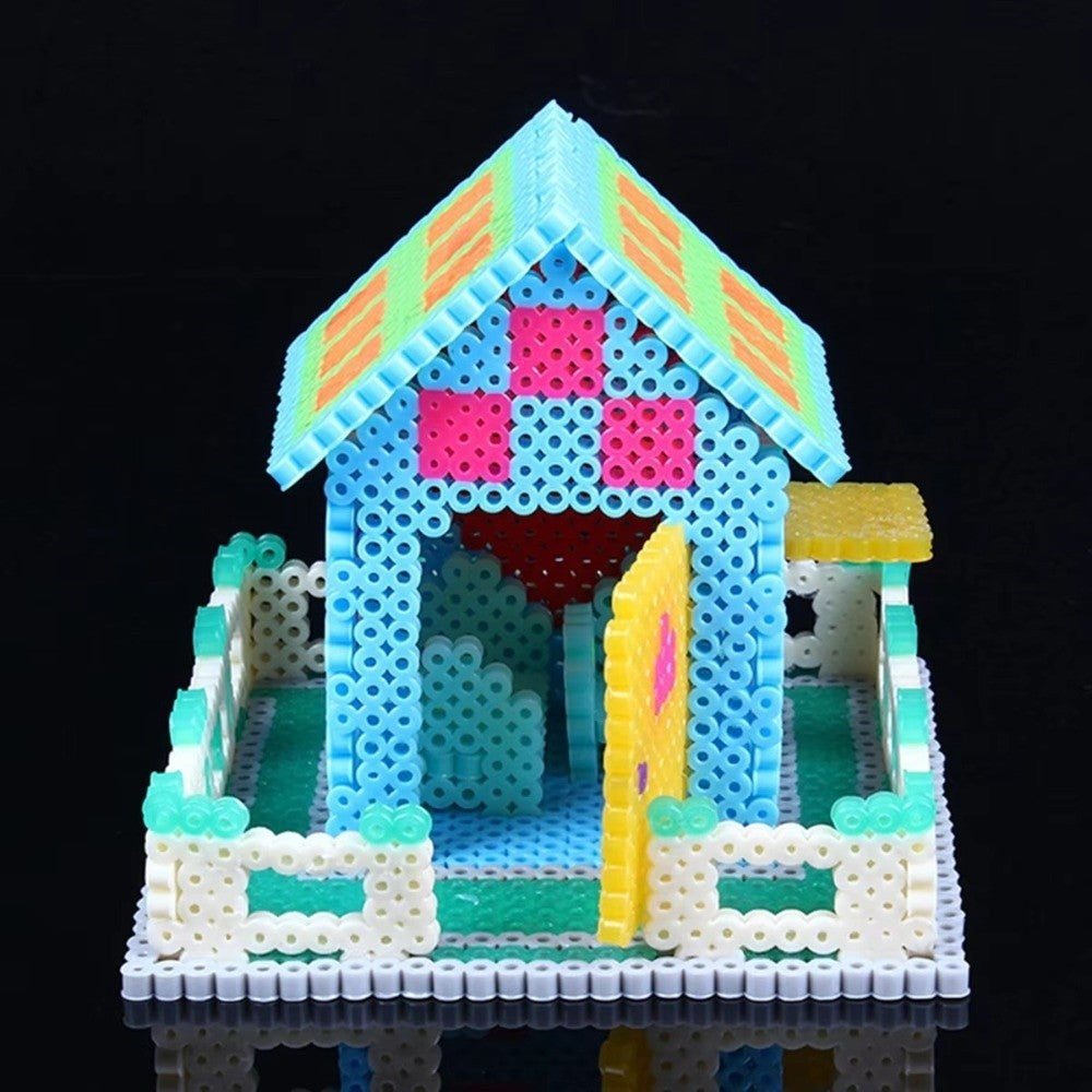 1000pcs 2.6mm Mini Perler Hama Beads 3D Puzzle Beads  Children Learning