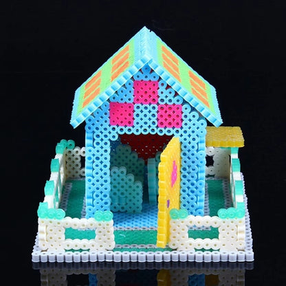 1000pcs 2.6mm Mini Perler Hama Beads 3D Puzzle Beads  Children Learning