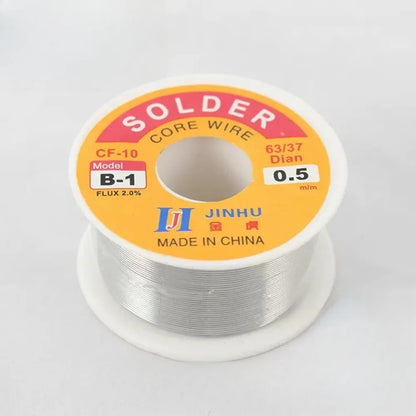 60/40 Tin lead Solder Wire Rosin Core Soldering Kit Tool 2% Flux Reel 0.5mm-2mm