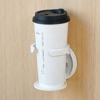 Foldable Round Cup Holder Self-Adhesive Wall Bottle Rack New Drink Holder