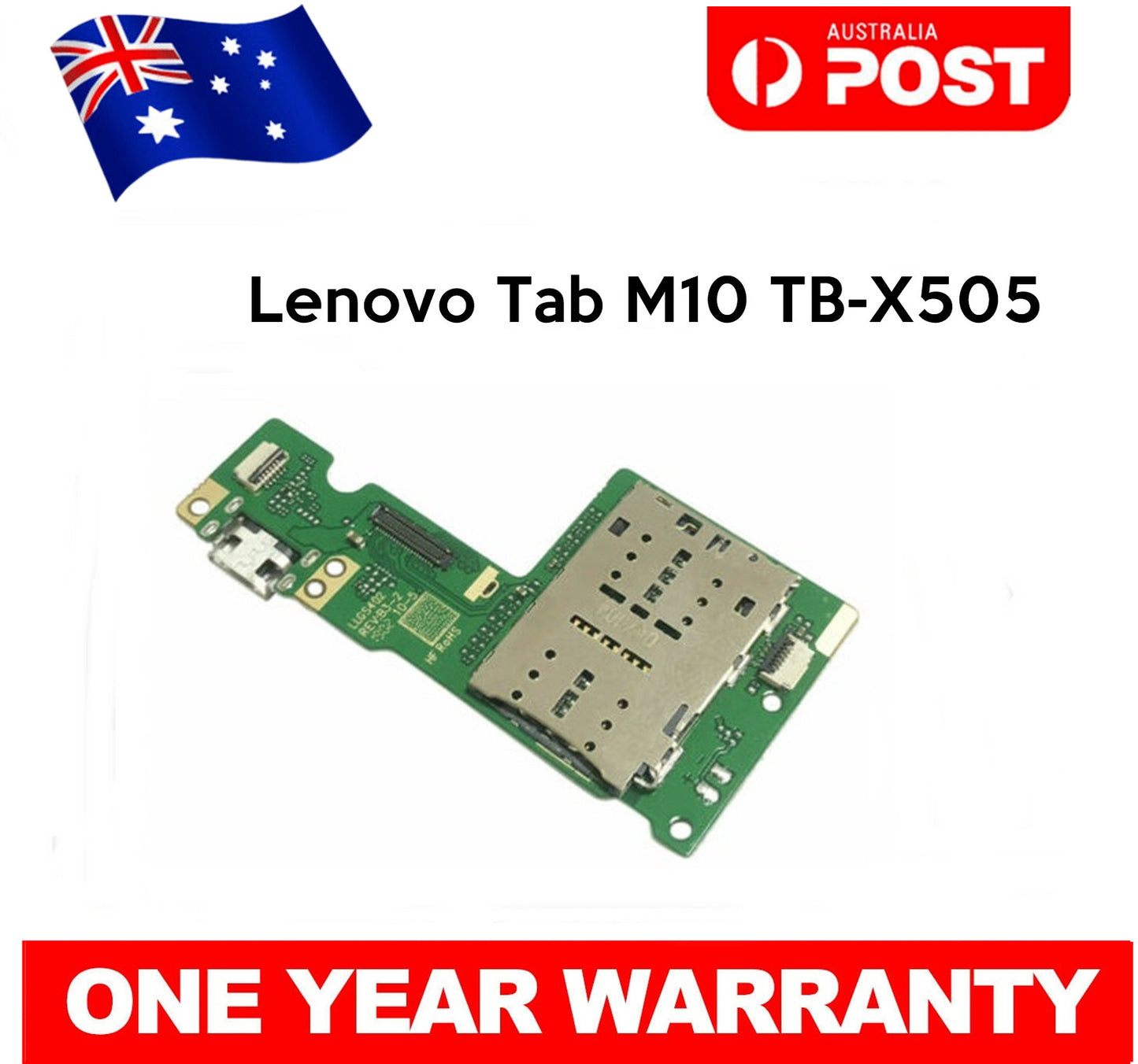 Compatible with Lenovo Tab M10 HD TB-X505 TB-X505F/L Charging Port Connector Flex Board OEM