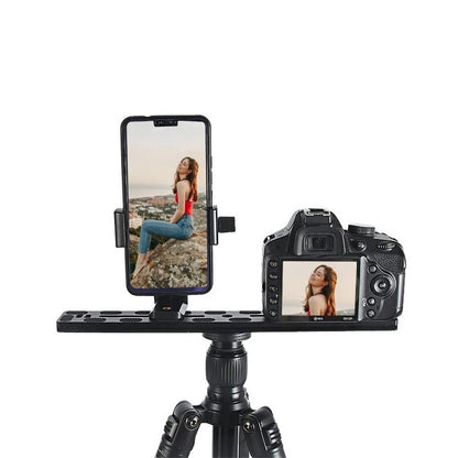Universal Aluminum Alloy Quick Release Plate Tripod Mount Adapter with 1/4 Screw