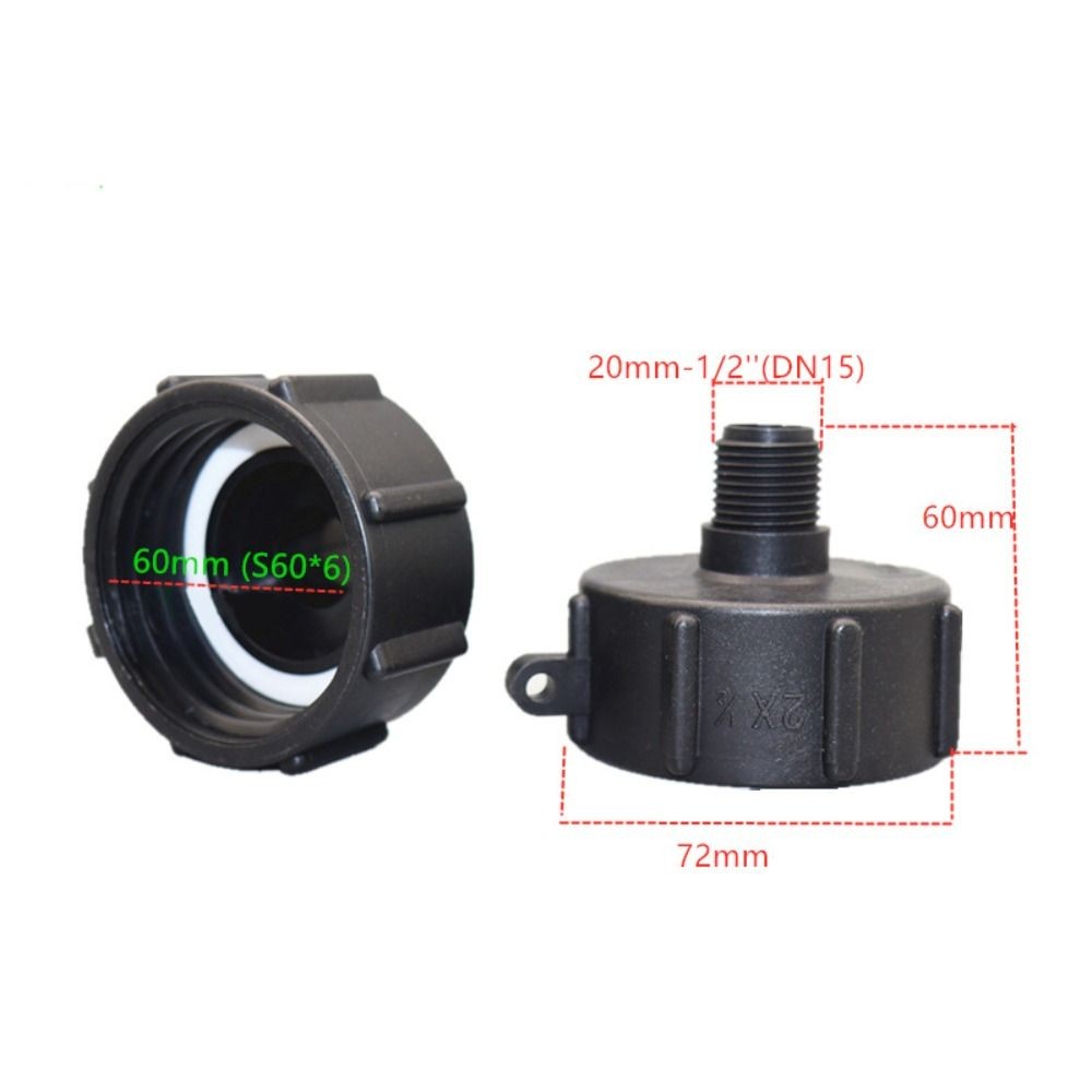 IBC IBC Tank Adapter S60 Hose Connector IBC Ton Barrel Connector  Water Tank