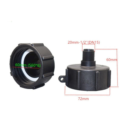 IBC IBC Tank Adapter S60 Hose Connector IBC Ton Barrel Connector  Water Tank