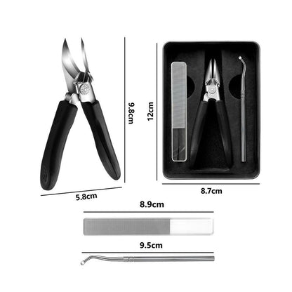 Stainless Steel Oblique Toe Nail Trimmers Eagle Beak Nail Clipper