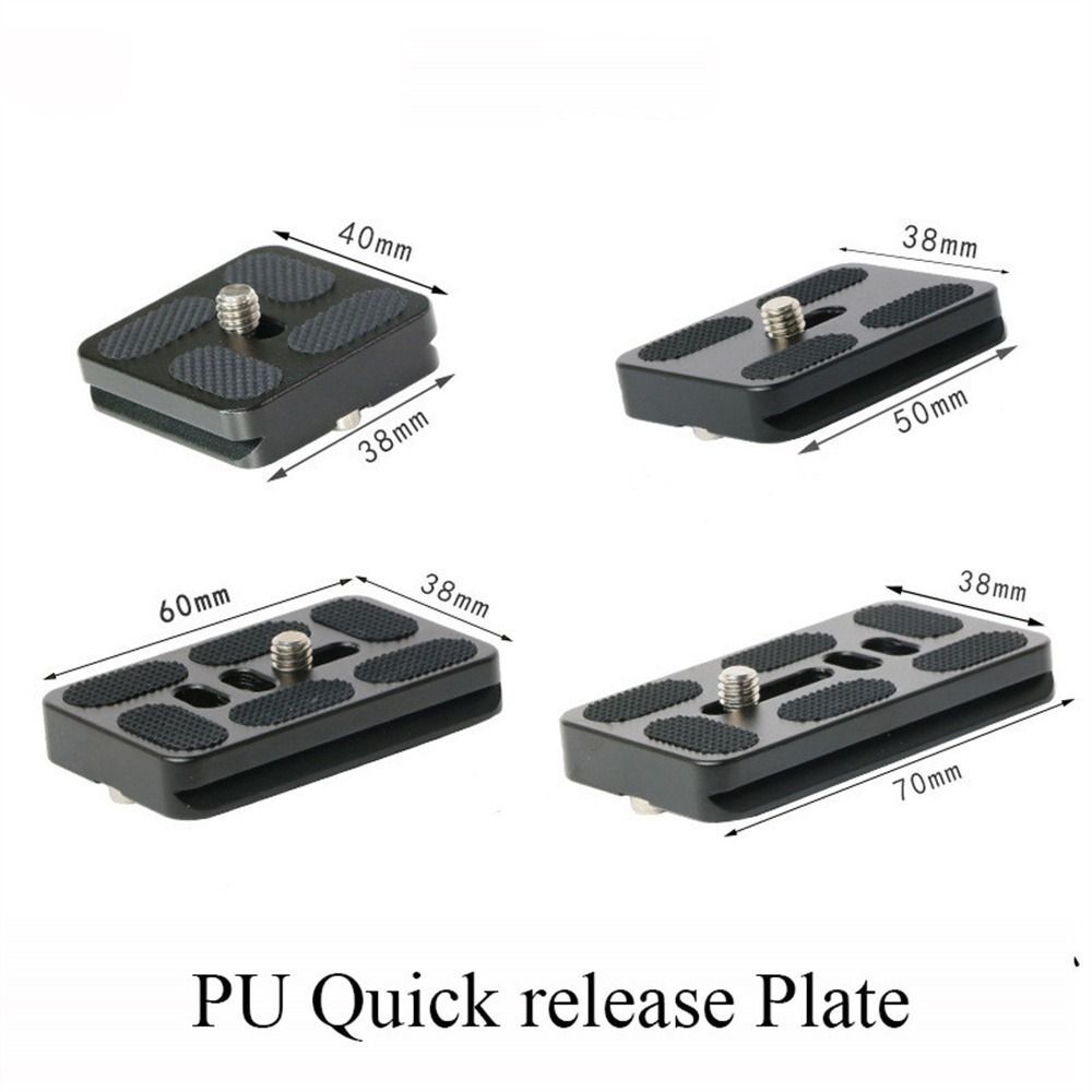 Universal Aluminum Alloy Quick Release Plate Tripod Mount Adapter with 1/4 Screw