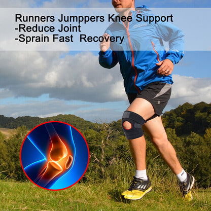 Knee Brace Arthritis Support Stabilizer Strap Wrap Open Adjustable Sports Guard