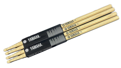 2 Pairs 5A/7A Walnut Wood Lightweight Music Band Oval Tip Drumsticks Drum Sticks
