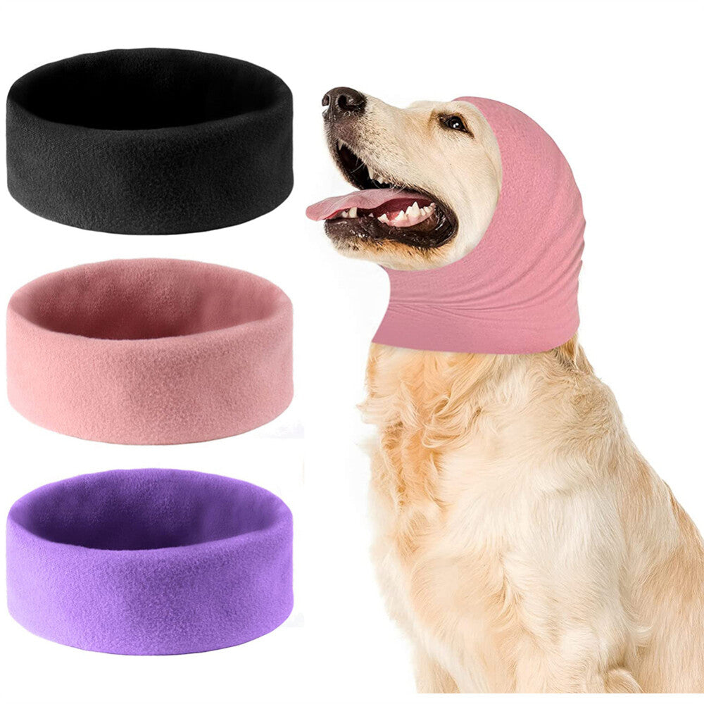 Calming Dog Ears Cover for Noise Reduce Pet Hood Earmuffs for Grooming Bathing
