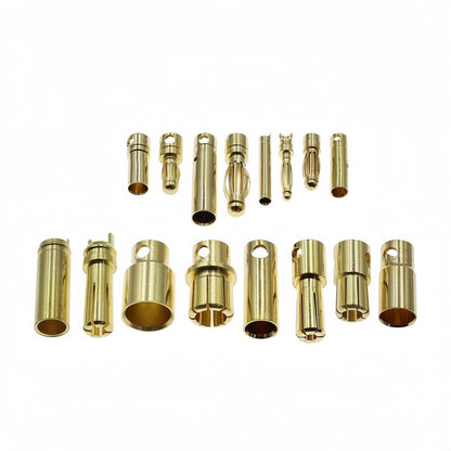 10 Pairs 3mm Bullet Connectors Banana Plugs Male Female for RC Battery ESC Motor
