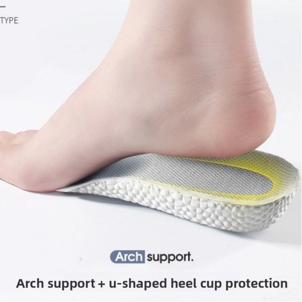 Breathable Height Increase Insoles EVA Boost Insoles  Flat Feet Support