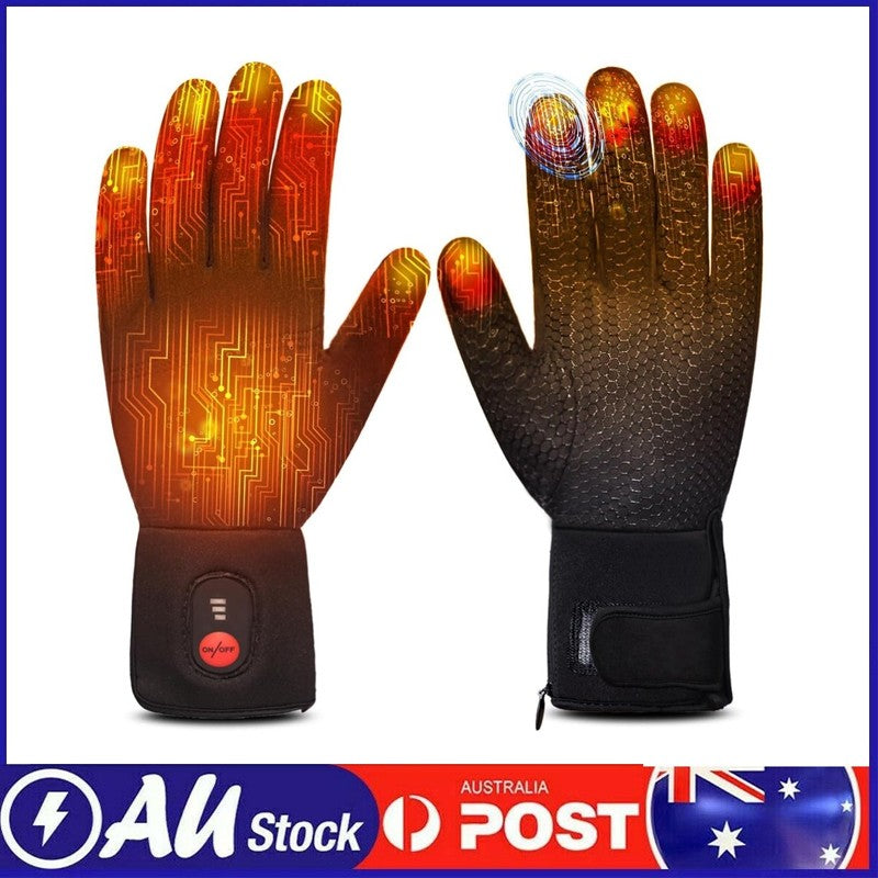 Electric Heated Gloves Ultra-Thin Touch-Screen Lightweight Hand Warmers Ourdoor