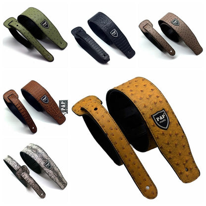 Embossed Electric Guitar Strap Bass Guitar Strap for Electric Guitar
