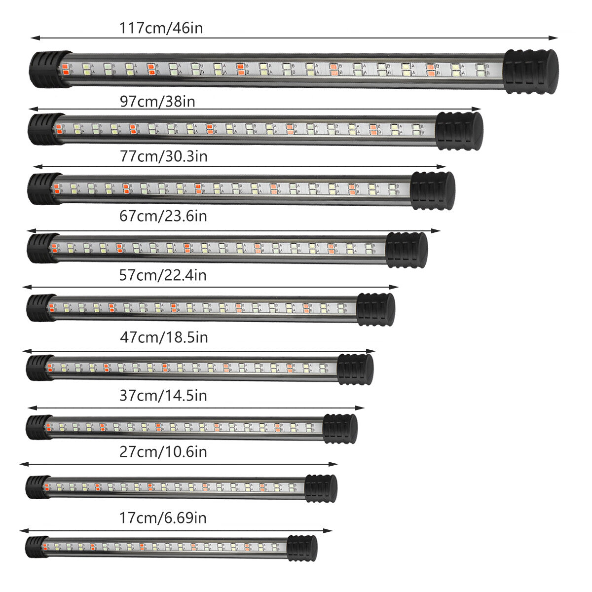 Fish Tank Aquarium LED Light RGB Full Spectrum Waterproof Lamp Aqua Lighting AU