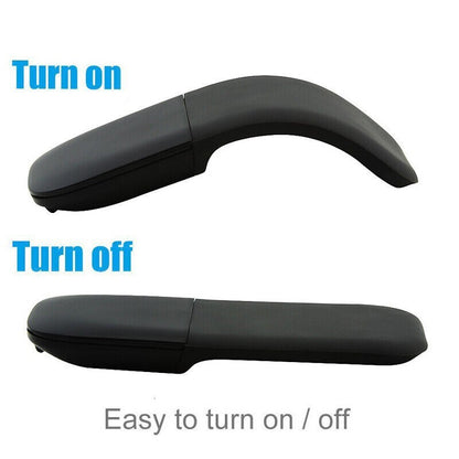 Bluetooth 4.0 Silent Folding Wireless Arc Touch Mouse Mice For PC Laptop Mac AU