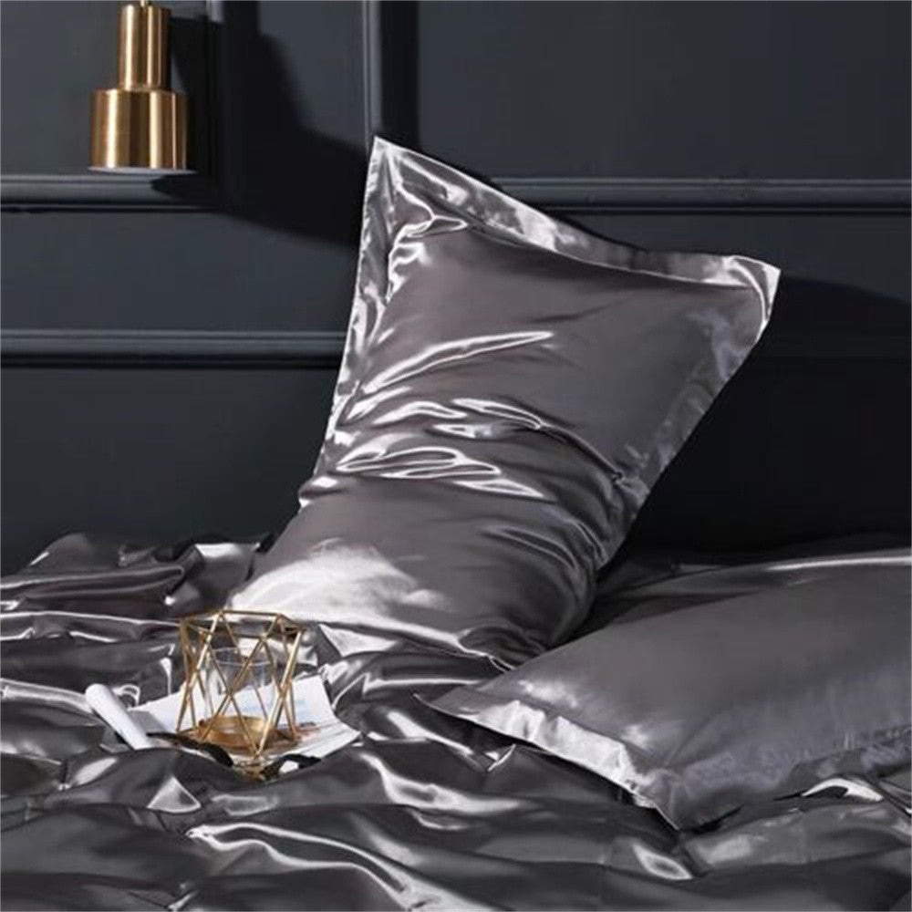 2x Mulberry Silk Standard Pillow Case Slip Protector Genuine 25 Momme Silk Gift