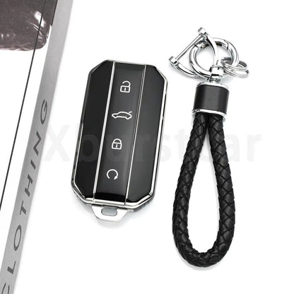 TPU Car Key Case Cover for Chery Jaecoo 5 J5 Smart Key Shell Keychain Set