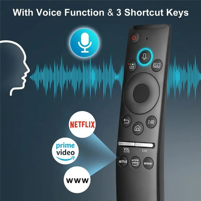 Universal Voice Remote Control Compatible with All Samsung Smart TV With Voice Function
