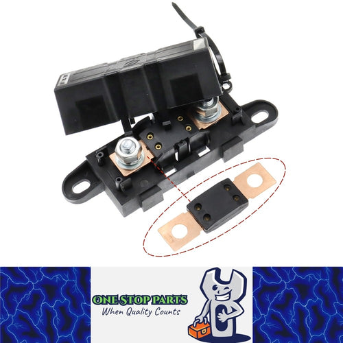 MEGA Fuse Holder Block & Bolt-On Fuse Kit M8 32V Dual Battery 4x4 Caravan Boat