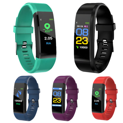 Bluetooth Fitness Tracker Smart Watch Heart Rate Monitor Step Counter Waterproof