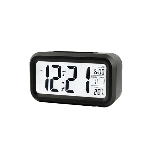 Desk Decorations Table Clock Bedroom Decoration Led Digital Alarm Clock Data Times Calendar Electronic Multi-function Desktop