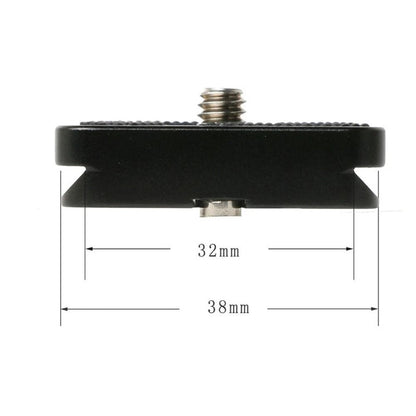Universal Aluminum Alloy Quick Release Plate Tripod Mount Adapter with 1/4 Screw