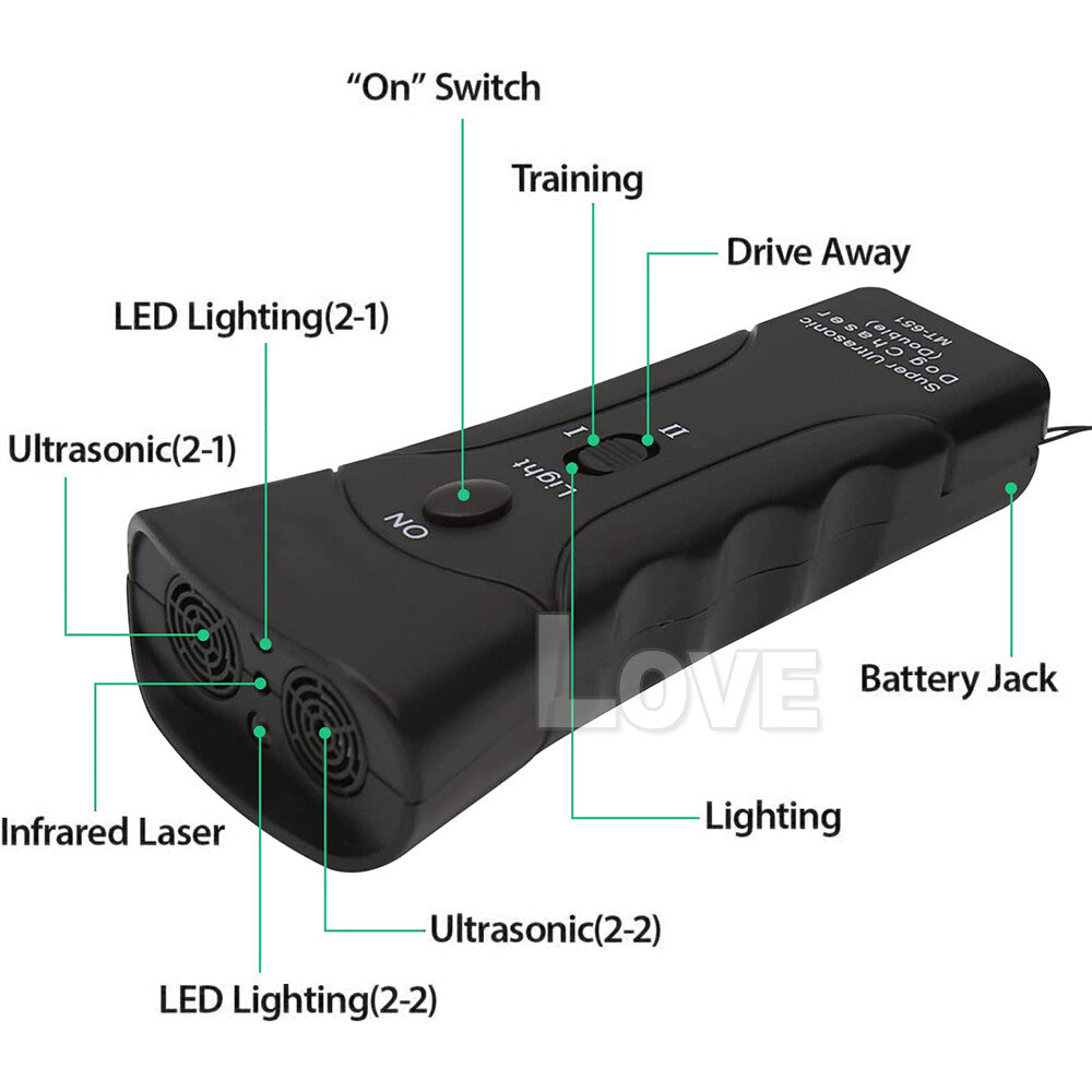 NEW Anti Bark Device Ultrasonic Dog Barking Control Stop Repeller Trainer Tool