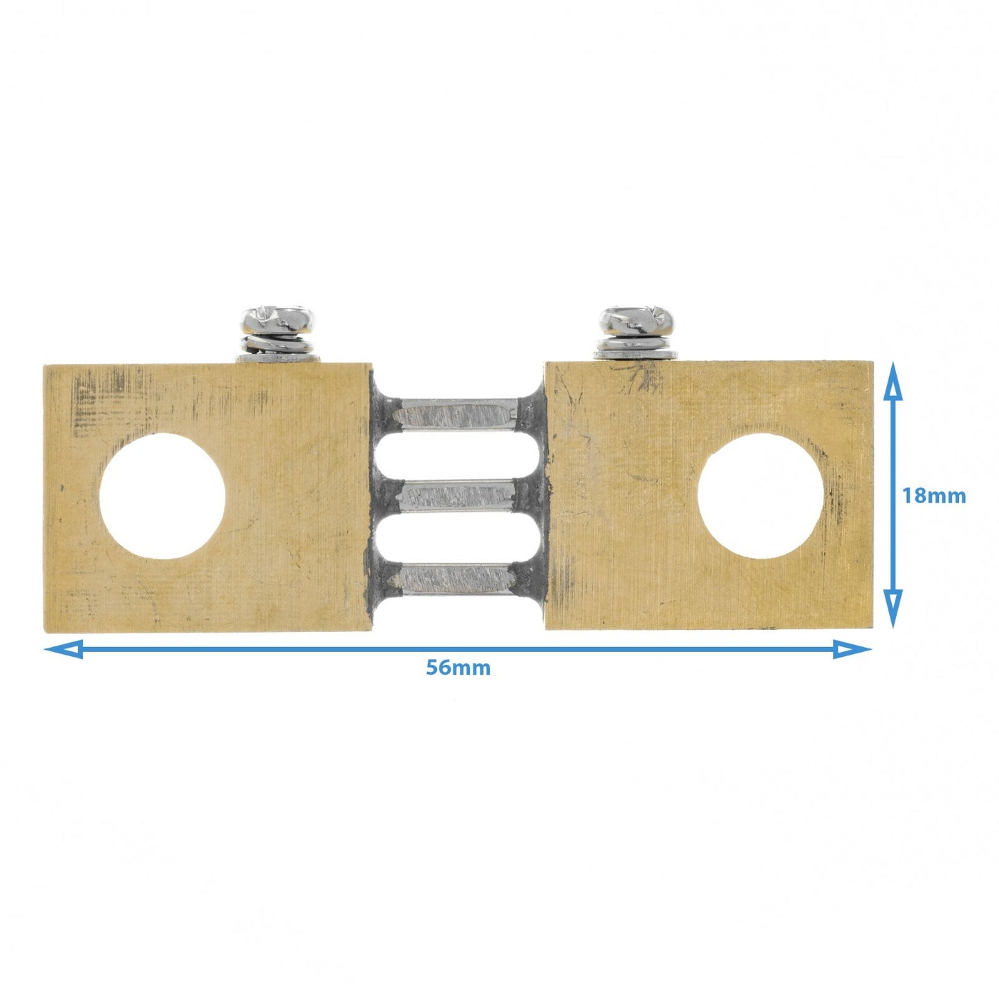 Shunt Resistor DC 200A 75mV Current for Digital Amp Meter Ammeter FL-19B Panel