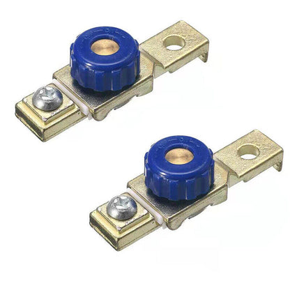 2PCS Battery Disconnect Switch Car Motorcycle Isolator Master Terminal Cut Off