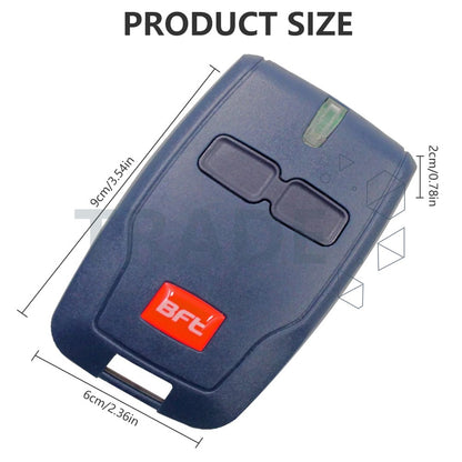 Genuine BFT Mitto Garage/Gate 2 Button Remote Control Type B RCB TX2/TX4/0678