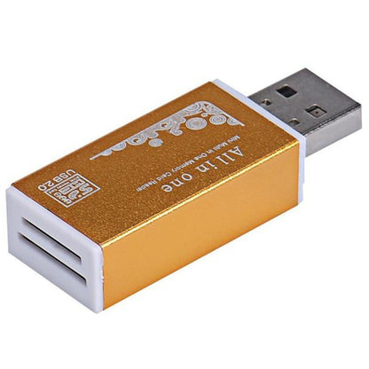 USB 2.0 Multi Memory Card Reader SD SDHC MicroSD M2 MS Pro Duo MMC MiniSDHC Fast