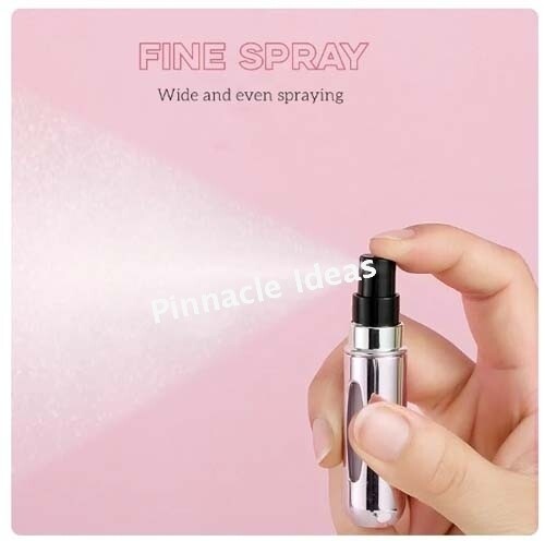 Refillable Mini Perfume Pump Travel Spray Portable Bottle Atomizer Scent Pocket