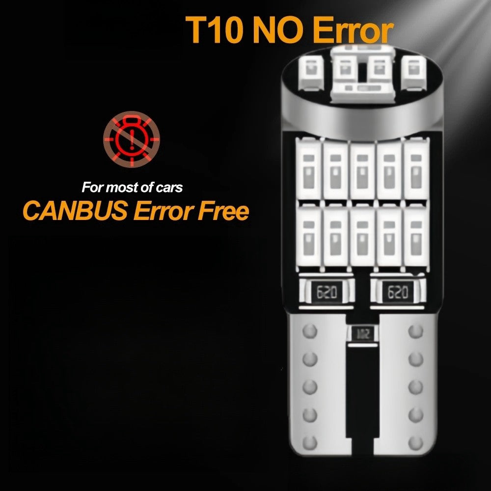 10 x T10 Red 26smd 4014 Style Super Bright T10 LED Globes (10pcs)