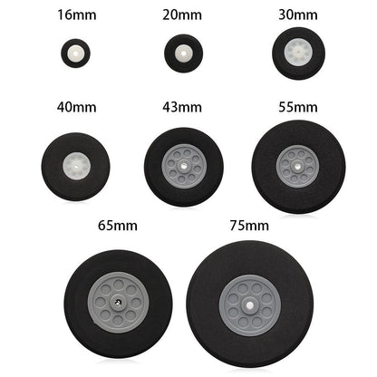 1" - 3"Inch RC Airplane Replacement Plane Toy Parts Wheel Hub Tail Wheels